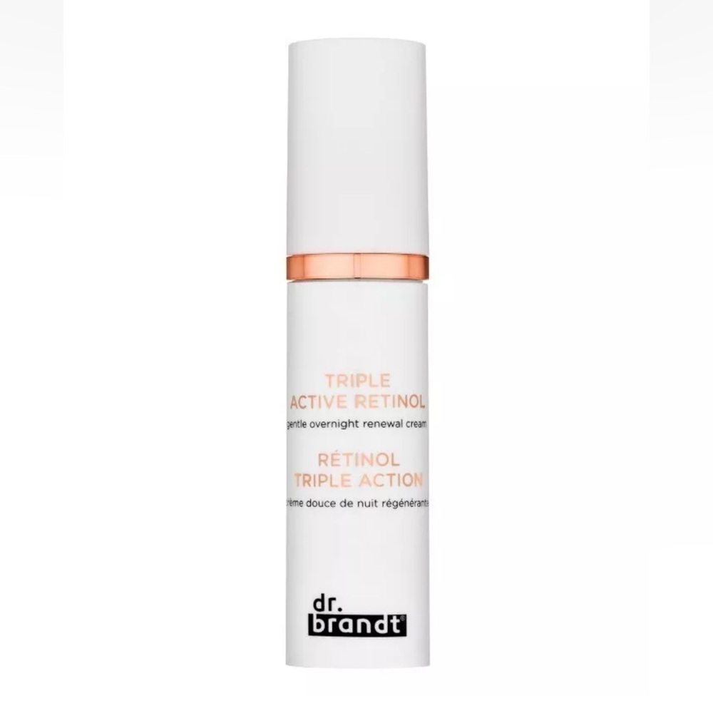 Dr Brandt TRIPLE ACTIVE RETINOL Gentle Overnight Renewal Cream 1 floz Brand New